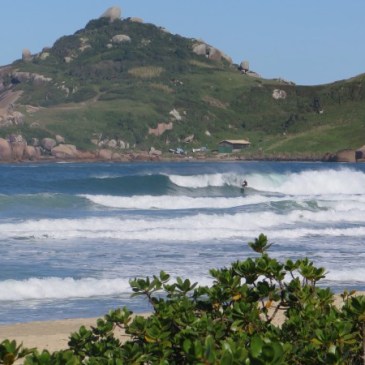 Praia Mole, popular surf spot
