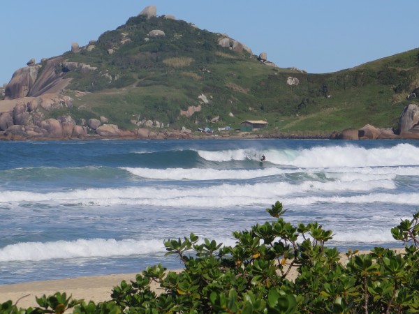 Praia Mole, popular surf spot